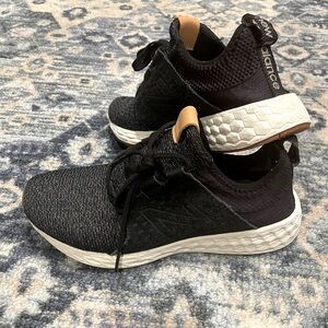 New Balance Women’s Fresh Foam Cruzv1 Black Magnet and Sea Salt